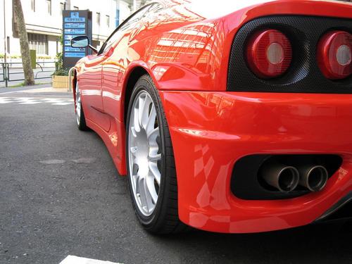 Fine attitude for Ferrari 360 modena